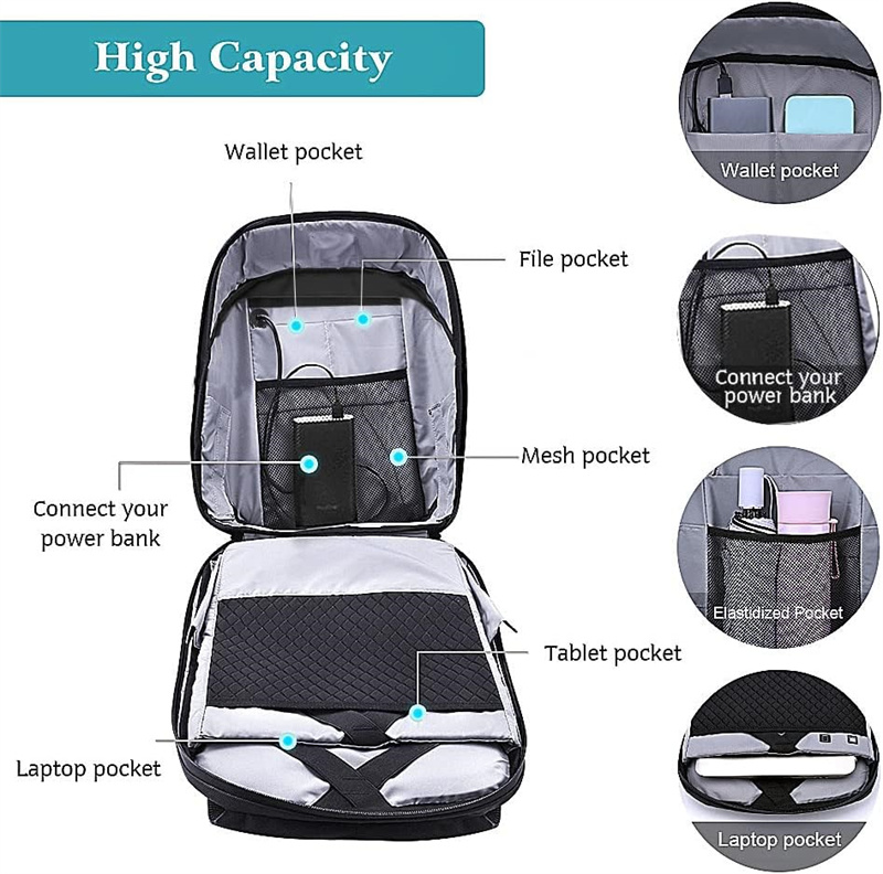 Sac à dos pour ordinateur portable étudiant avec affichage LED DIY Mode Sac à dos de voyage étanche à l'épaule Hommes Femmes Cadeau avec panneau LED coloré et fonction programmable