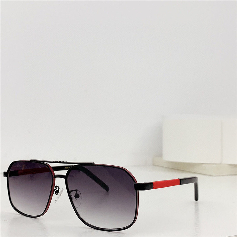 新しいファッションデザインの男性サングラス127クラシックシェイプスクエアメタルフレームシンプルで人気のあるスタイル用途の屋外UV400保護メガネ