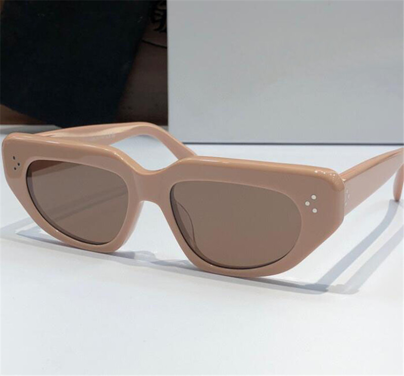 Novo design de moda óculos de sol olho de gato 40273U armação de acetato estilo simples e popular versátil ao ar livre óculos de proteção UV400