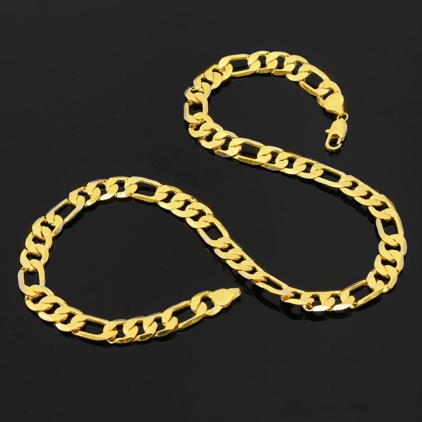 Collier lourd en or massif jaune 18 carats pour hommes, 70g, 10mm, chaîne gourmette, bijoux 213l, nouveau