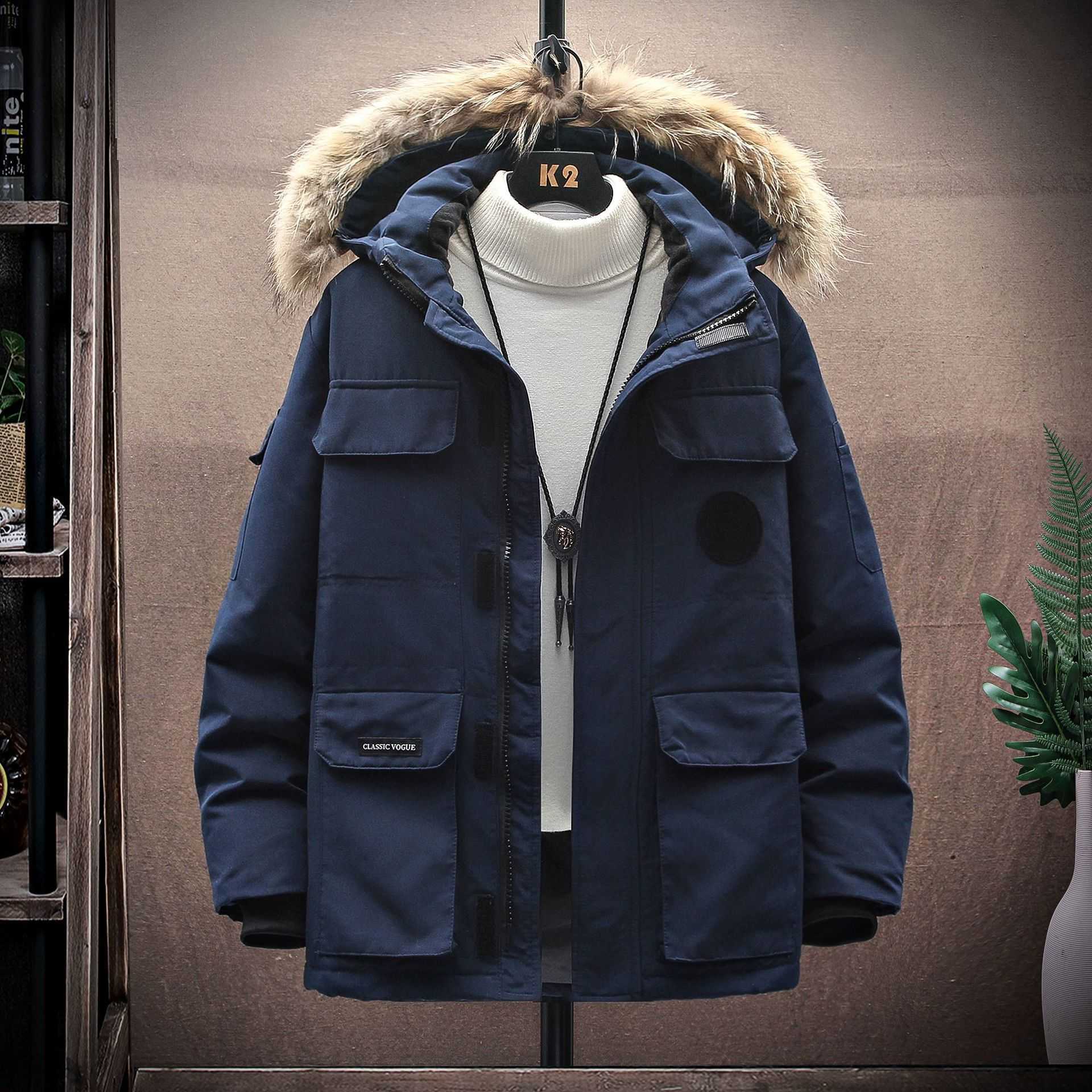 Parka in piumino da uomo Piumino da donna e da amante nuovo da uomo Cappotto canadese da lavoro Parker Tide Goose Magic Label Eoty