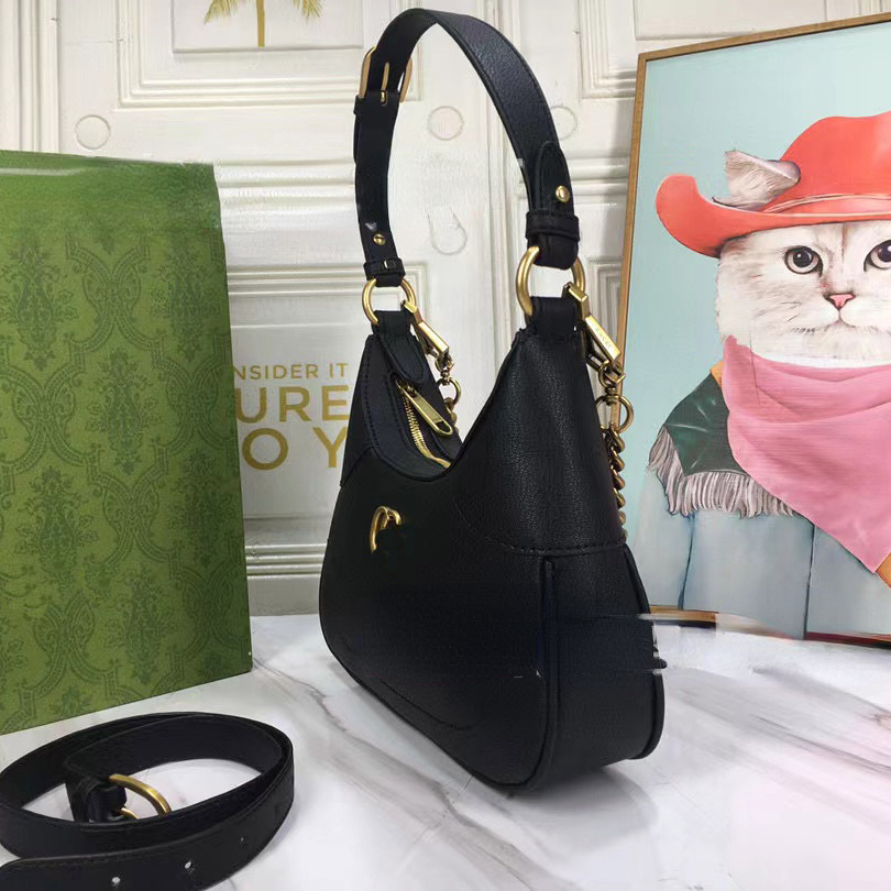 Sac à dos de styliste en cuir de chèvre pour femmes, sac à bandoulière Style croissant, mode européenne et américaine, nouvelle collection 2023