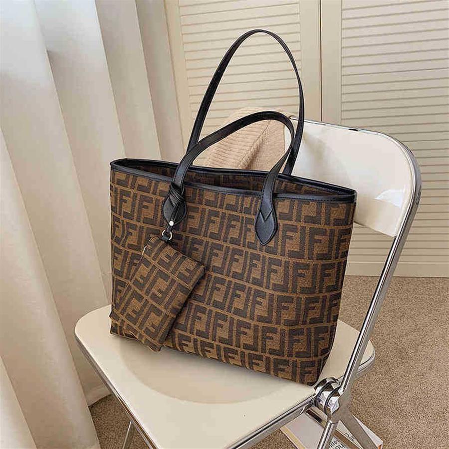 Handbag autumn and capacity Tote trend versatile shopping factory online s246f