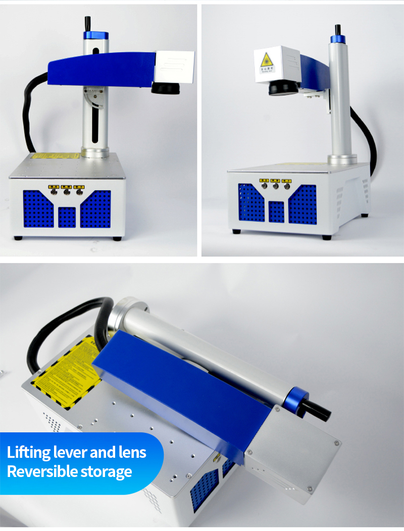 LY Desktop-Mini-Faserlaser-Markierungsmaschine, Upgrade Rotationsachse, Rollwalzenachse, 20 W, 30 W, 50 W, Metallgravurmaschine für PVC-Kunststoff, Edelstahl