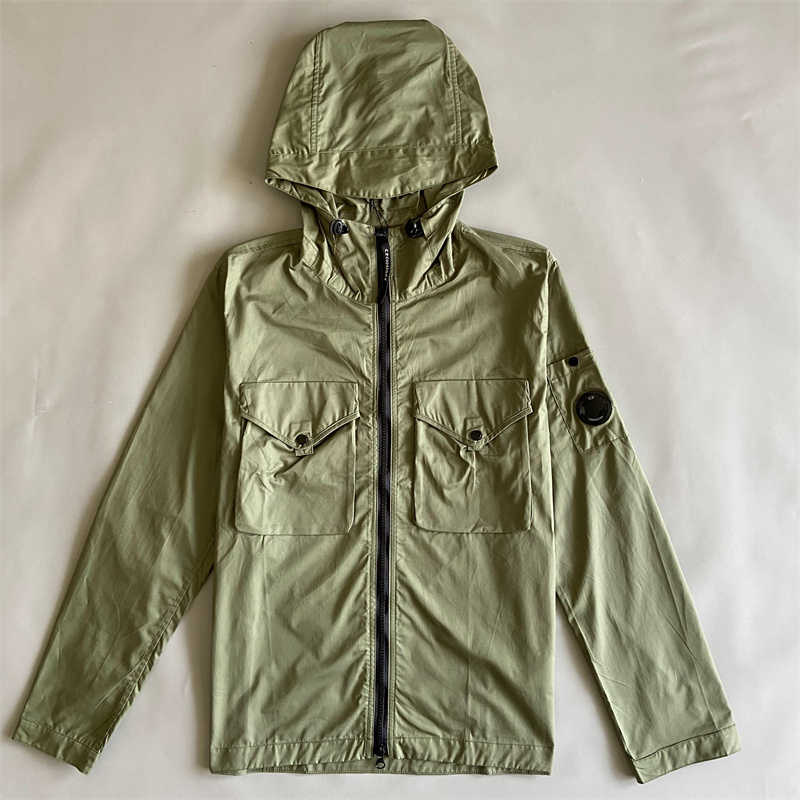 CP nylon hommes topstoney vestes classique fermeture éclair haute qualité brodé badge style décontracté lâche veste pour hommes pulls à capuche de mode