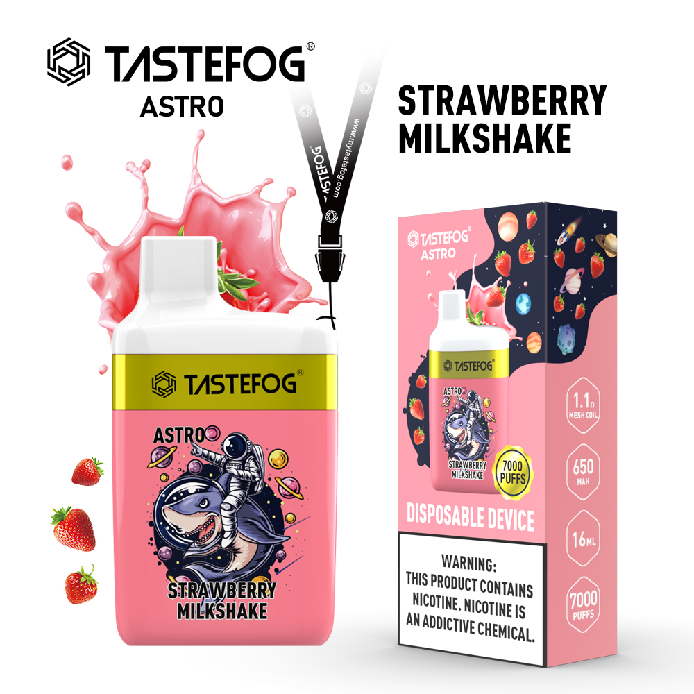 TASTEFOG Hot Selling Wegwerp Vape 7000 Rookwolken Oplaadbare vapes met draagkoord