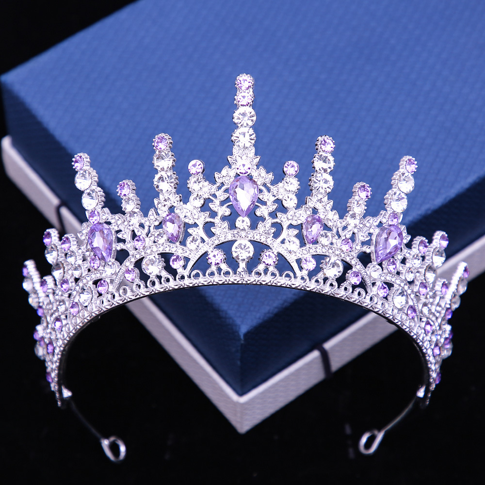 Hochzeit Braut Tiara Krone Haarschmuck Strass Kristall Prinzessin Krone Schmuck für Wemon NS1157B2312