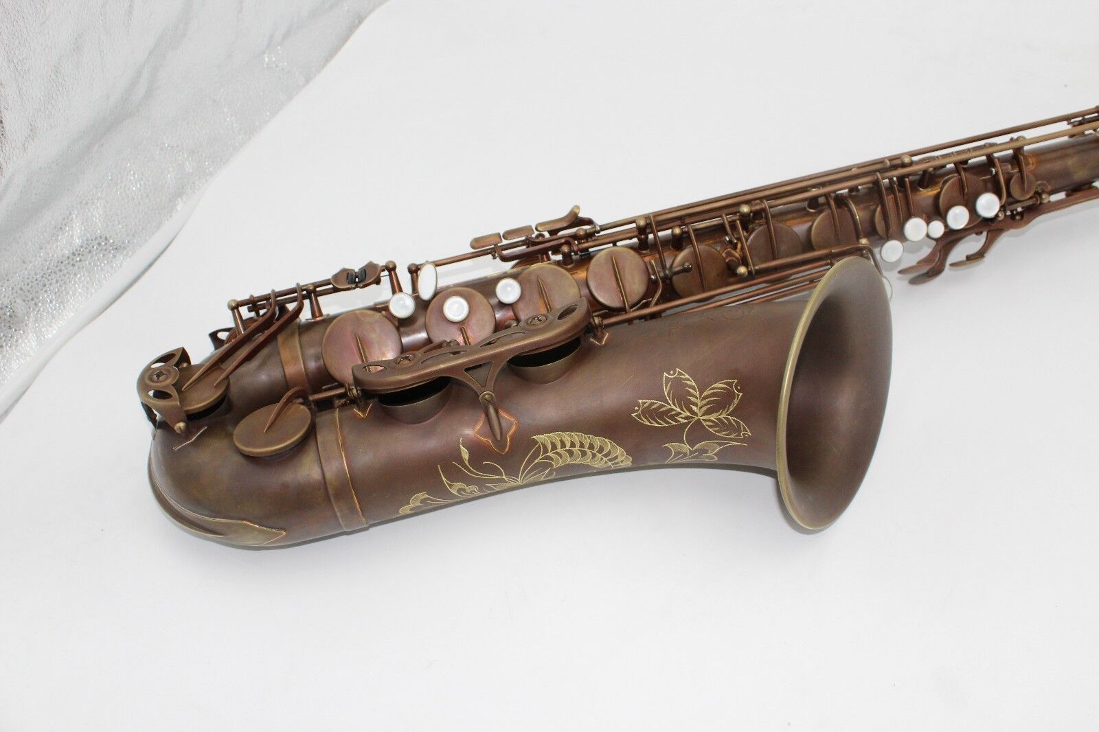 Eastern music Vintage coffee patina Mark VI type No high F# key tenor saxophone 111