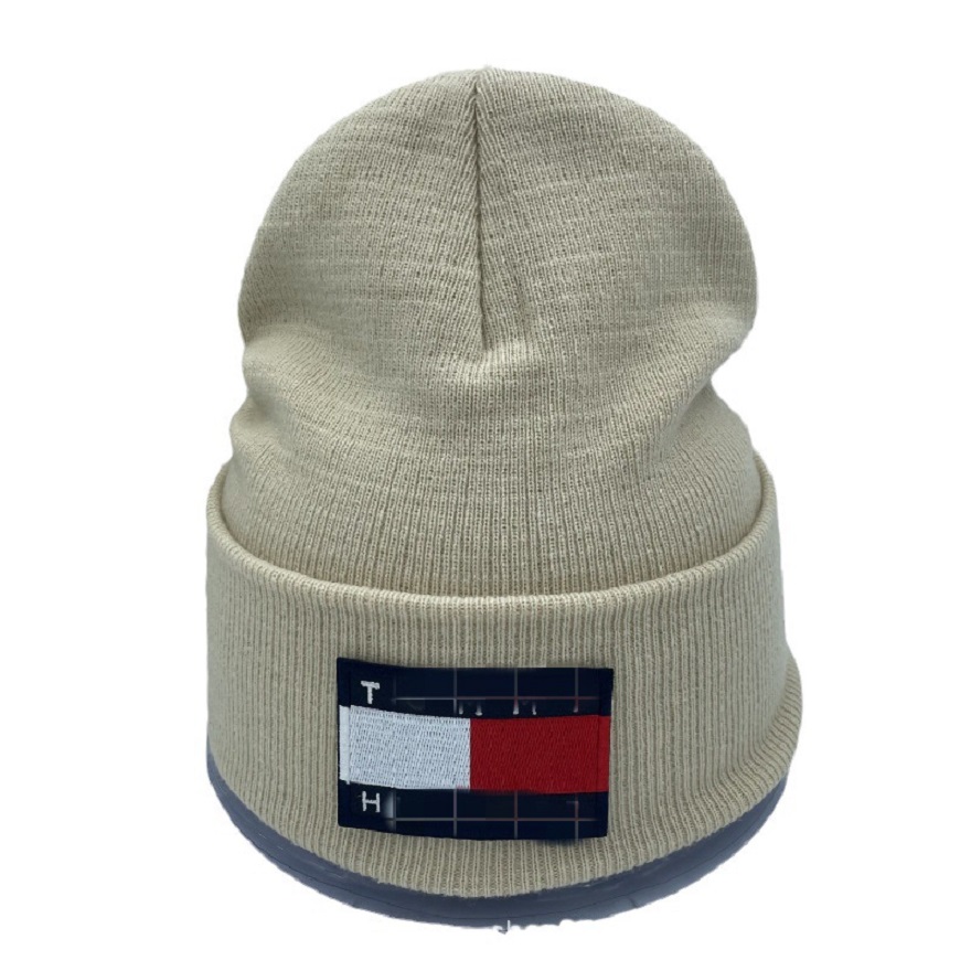 Chapéus de malha transfronteiriço por atacado na fábrica em chapéus de outono de outono e de inverno masculino de lã quente Casual Casual Ear Hats.