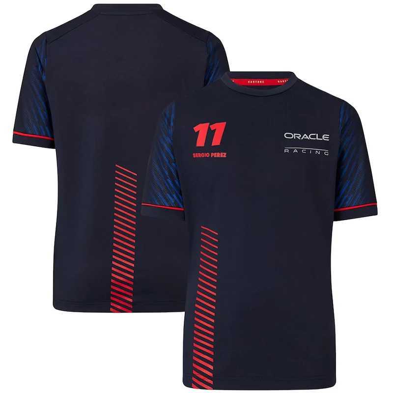 T-shirts pour hommes 2023/2024 Nouveaux polos de l'équipe de course de Formule 1 F1 Champion du monde Même ventilateur de voiture Polo à manches courtes personnalisé pour 3gnx