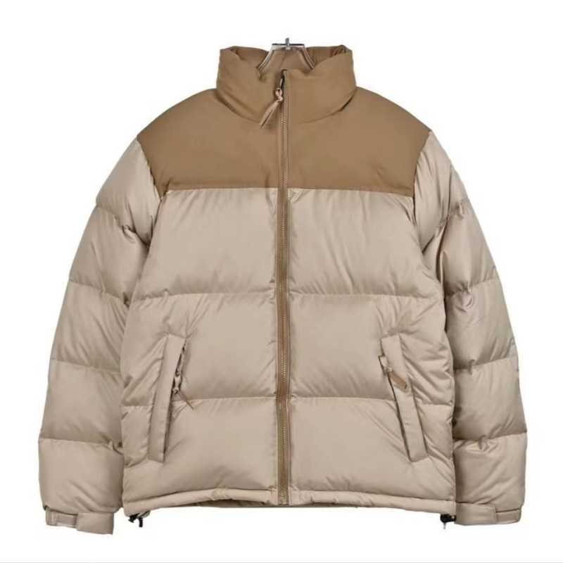 Ta4w Damenwesten US-Version North Face Tnf1996 Jacke mit Kapuze Herren und Damen weiße Ente 350 g Daunenfüllung 90 Paare 700 Stickerei