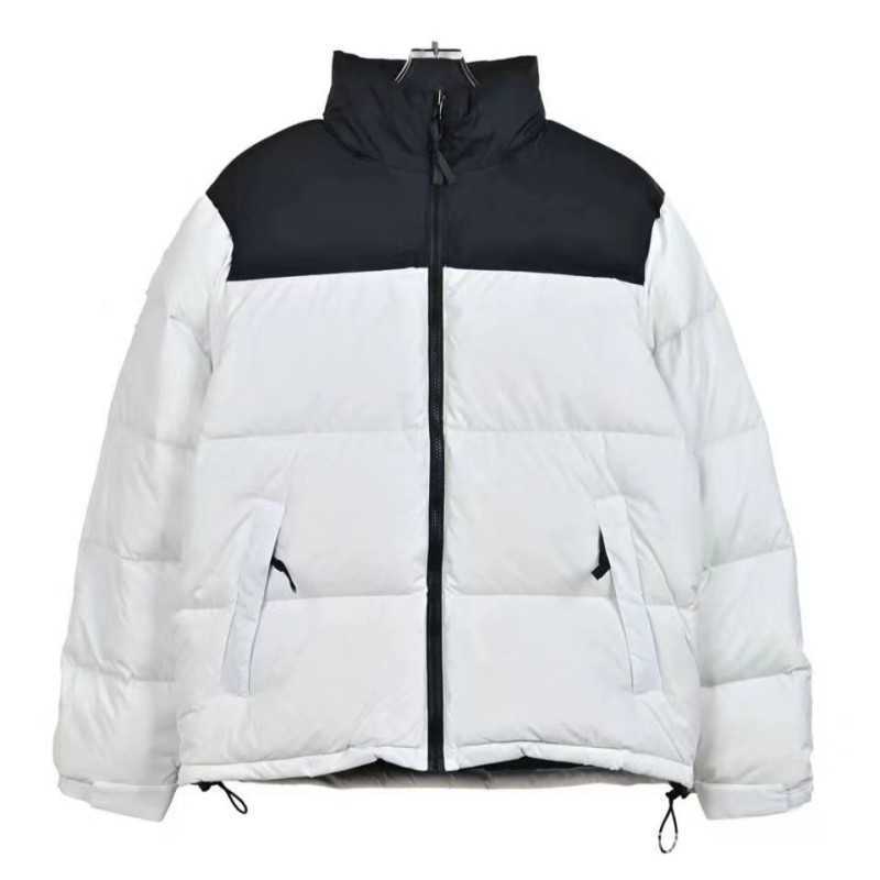 Ta4w Damenwesten US-Version North Face Tnf1996 Jacke mit Kapuze Herren und Damen weiße Ente 350 g Daunenfüllung 90 Paare 700 Stickerei