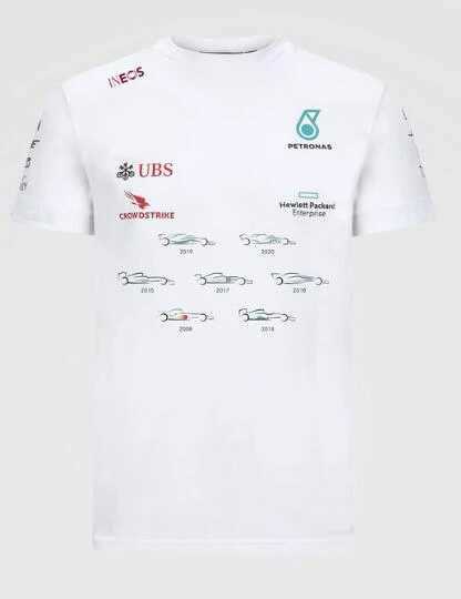 Men's T-shirts 2023/2024 New F1 Formula One Racing Team Petronas Motorsport Car Fans Summer Quick Dry Breathable Jerseys D5l6