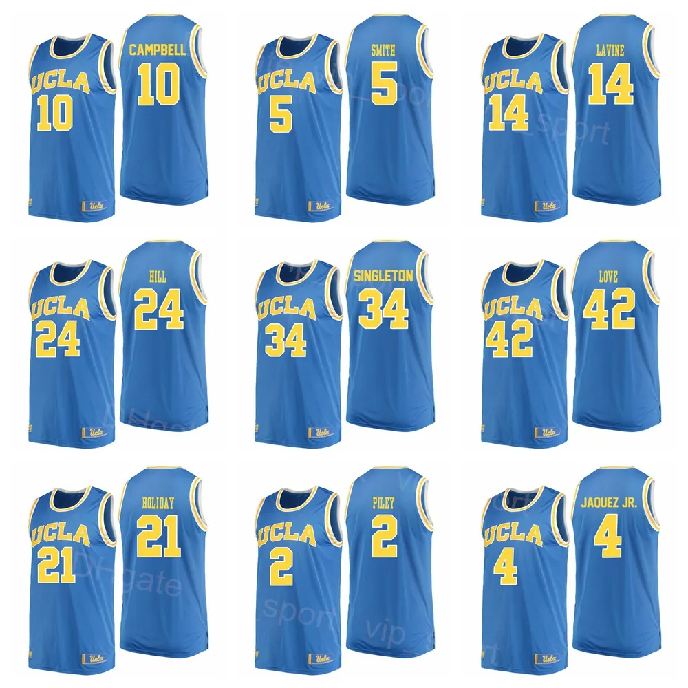 NCAA College Basketball UCLA Bruins 3 Johnny Juzang Jersey University 24 Jaime Jaquez Jr 1 Jules Bernard 10 Tyger Campbell 2 Cody Riley 5 Chris Smith For Sport Fans