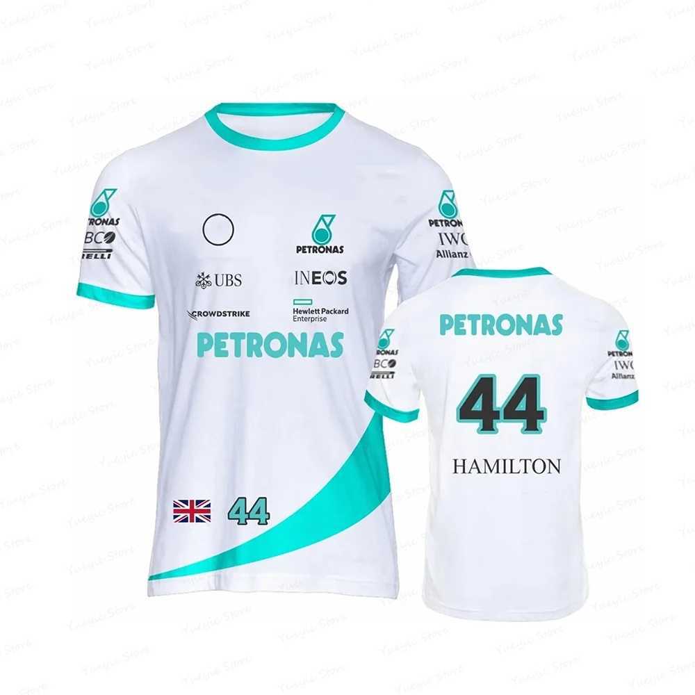 T-shirts pour hommes 2023/2024 Nouvelle F1 Formula One Racing Team Summer Racer Fans Casual Manches courtes Enfants Adultes Plus Taille Crew Neck Lv9n