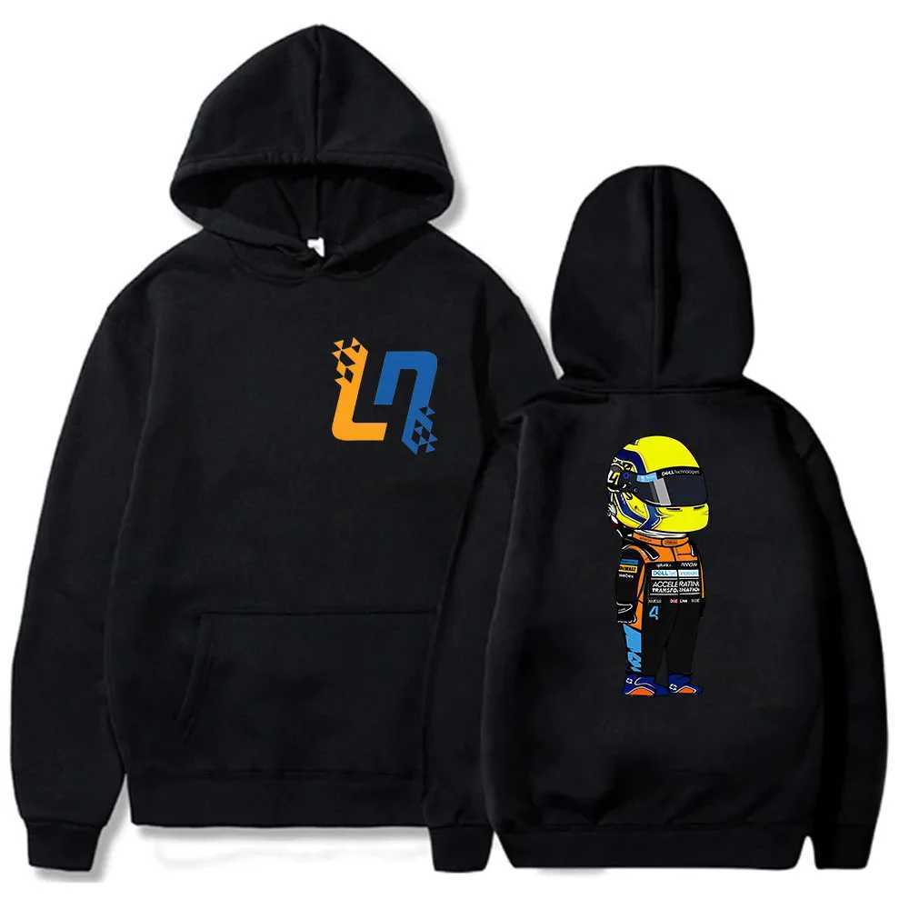 Hmy4 Mens Hoodies 2023/2024 Novo F1 Fórmula 1 Racing Team Moletons Mini Lando Norris 4 Crianças Casual Inverno Jogos Engraçados Com Capuz Roupas de Meninas Roupas de Meninos Y2k s