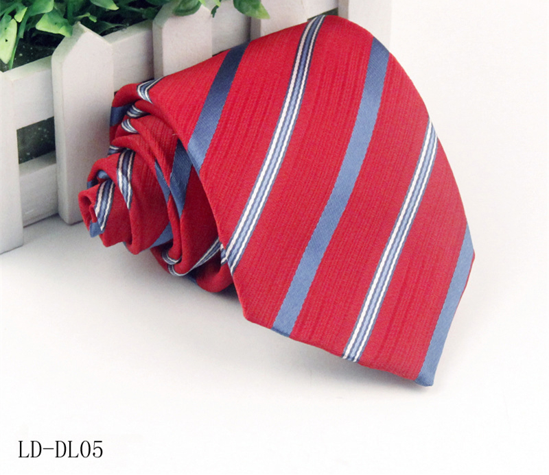 Jacquard Striped Necktie 145*8cm Men's Leisure Neck Tip