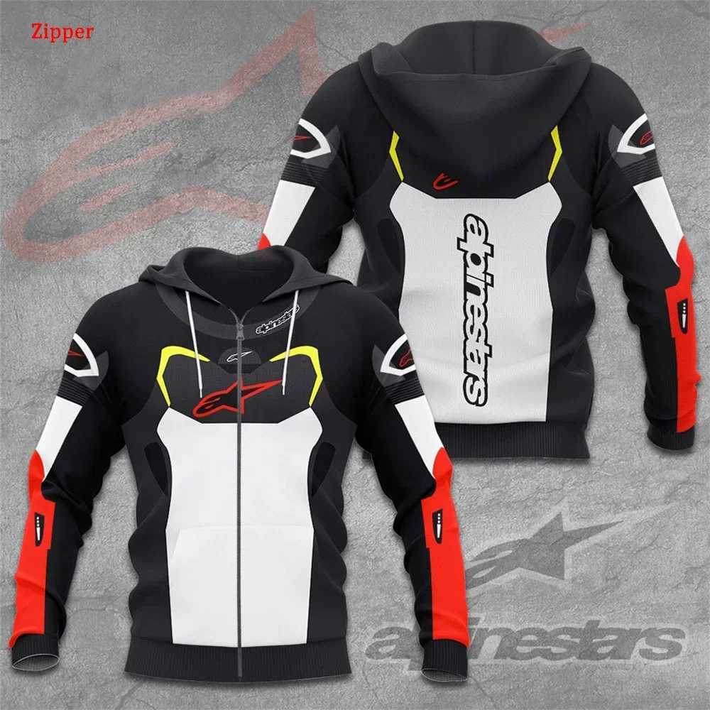 Felpe con cappuccio da uomo 2023/2024 Nuova F1 Formula One Racing Team Felpe Stampa 3D Giacca sportiva Formula One Primavera e autunno Tempo libero Pullover con cerniera bambini 6kl2