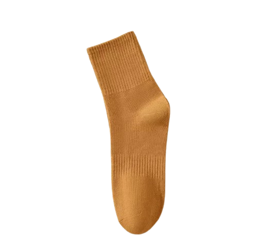 Chaussettes Automne et hiver Chaussettes de sport en coton pour hommes Chaussettes mi-longues pour hommes et femmes Chaussettes de basket-ball Chaussettes de marque de mode F4