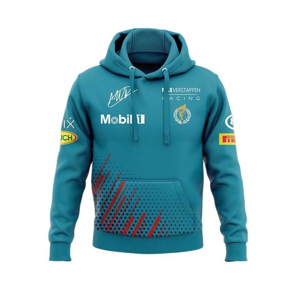 Sweats à capuche pour hommes 2023/2024 Nouveau F1 Formule 1 Racing Team Sweatshirts Formule 1 Haut imprimé en 3D Maillot Bleu Marine Automne Grande Taille Xxs-6xl Rnow