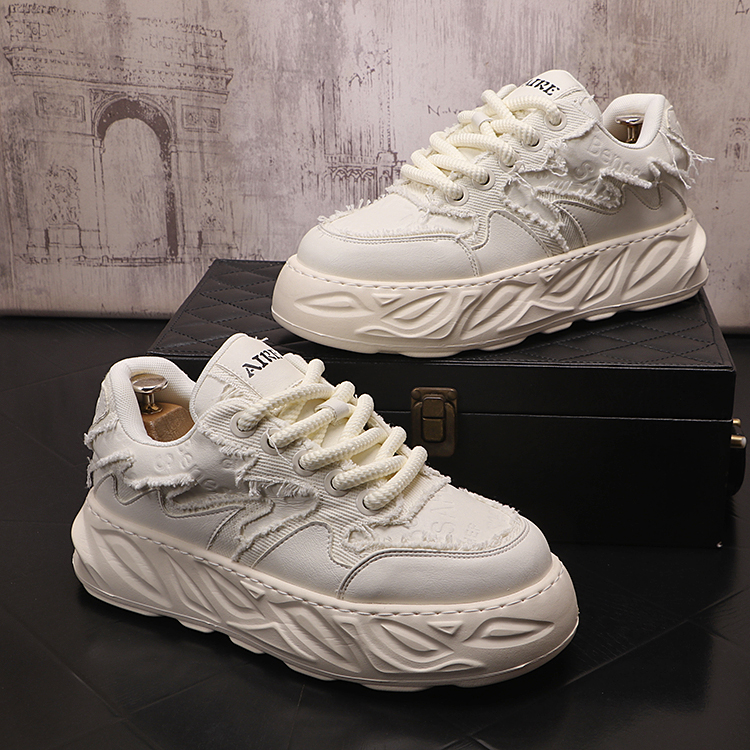 Vit 2024 Luxury Designer Men's White Match Punk Hip Hop Rock Platform Shoes Man Sports Walking Sneakers Zapatos Hombre