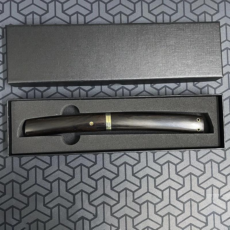 Новый VG10 Damascus Tanto Blade Blade Японский стиль черный ручка тактического охотничьего ножа самообороны