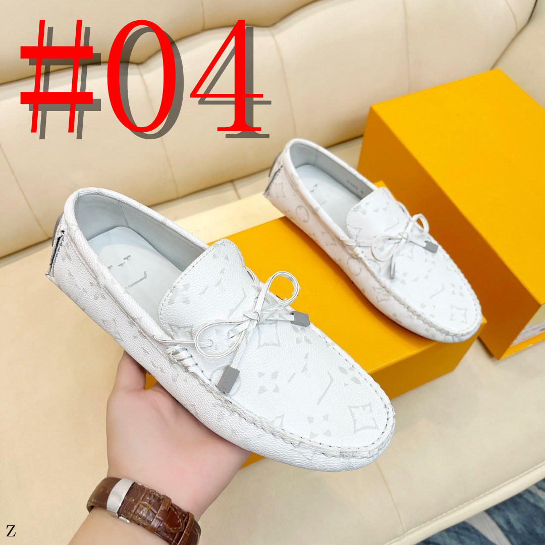 40Model Classic Designer Men's Loafers Shoes 2024 New Man Fashion Trend Wild Loafers Outdoor Bekväma Walking Male Shoes 38-47