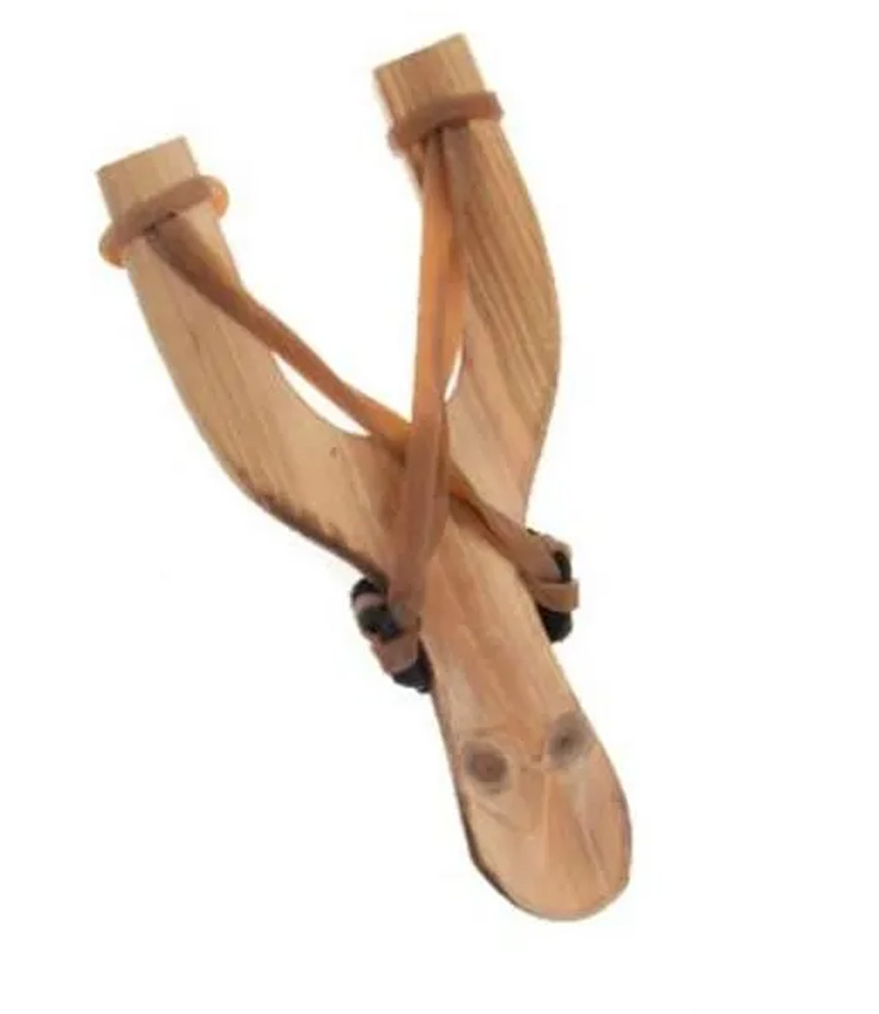 男の子のおもちゃの屋外プレイパンショット子供の木製のパンソウのゴム弦伝統的な狩猟用具子供ギフト斬新なおもちゃ