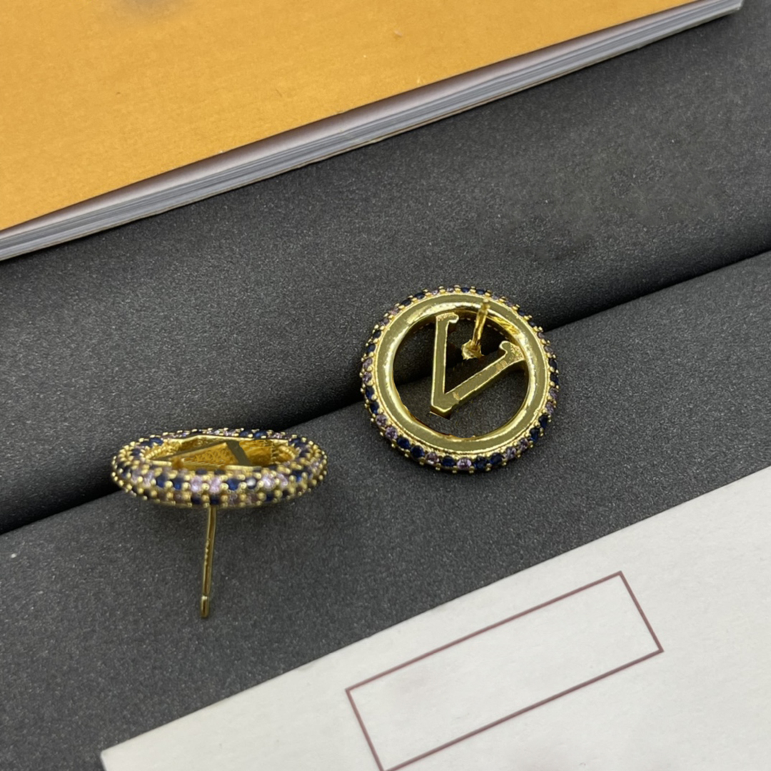 Kolczyki projektanty kolczyki luksusowe biżuterię stałe kolory litera diamentowy kolczyki litery