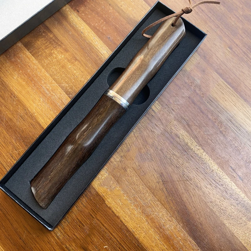 Lame Tanto en acier damas VG10, manche en bois, Joint en bambou, couteau tactique de Style japonais, outil EDC de survie, cadeau de noël