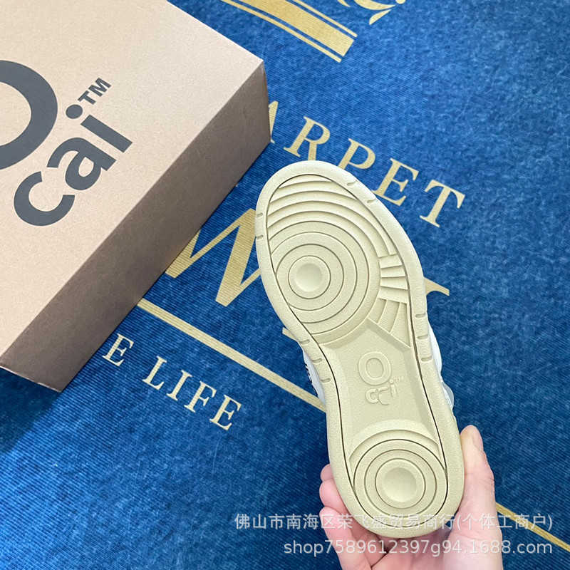 Sports 2024 High end new Ocai Liu Haoran same thick soled raised hemp rope bread couples versatile casual sports shoes