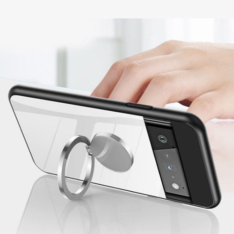 Mirror Touch Up Ring Holder Google Fall för Google Pixel 8 7 Pixel 7 5G 6A 5G Pixel 6 Pro