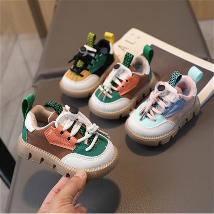 Outdoor Kids Athletic Shoes Soft Comfort Toddlers Baby Casual Sneakers Assorted Colors Children Shoes New Style Boys Girls Sports Shoes