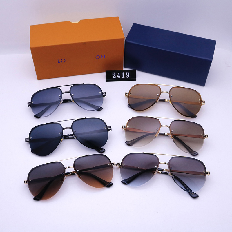 Designer sunglasses men Retro Driving sunglasses for women trend men casual gift glasses Beach shading UV protection polarized glasses with box