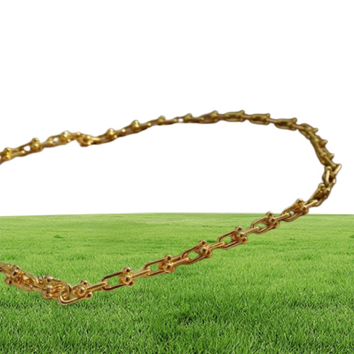 Choucong ins märke topp säljer u stil halsband 18k guld fyll