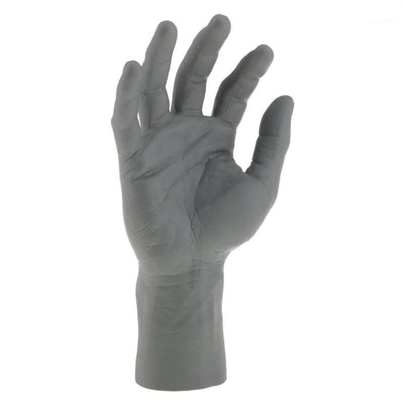 Smyckespåsar Väskor Male Mannequin Höger hand för armband Watch Glove Ring Display Model Props260U