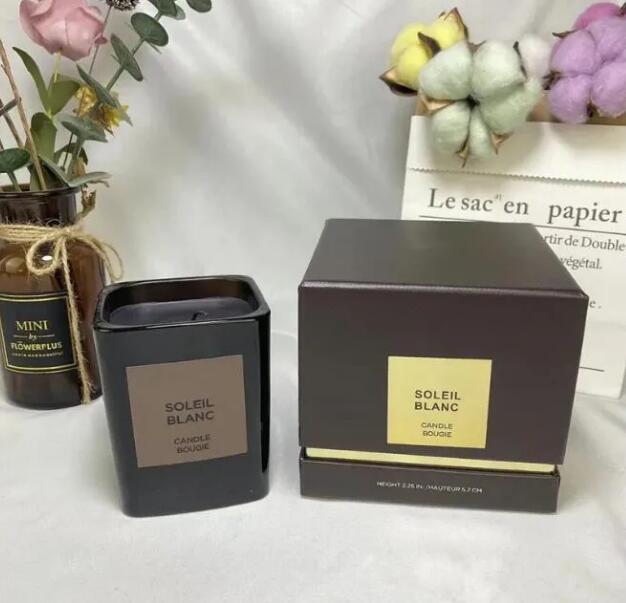 Quality Incense scented Candles Perfume lost cherry fabulous vanille oud wood soleil blanc Scented Candle Bougie Parfume London Long Smell Wax Fragrance gift