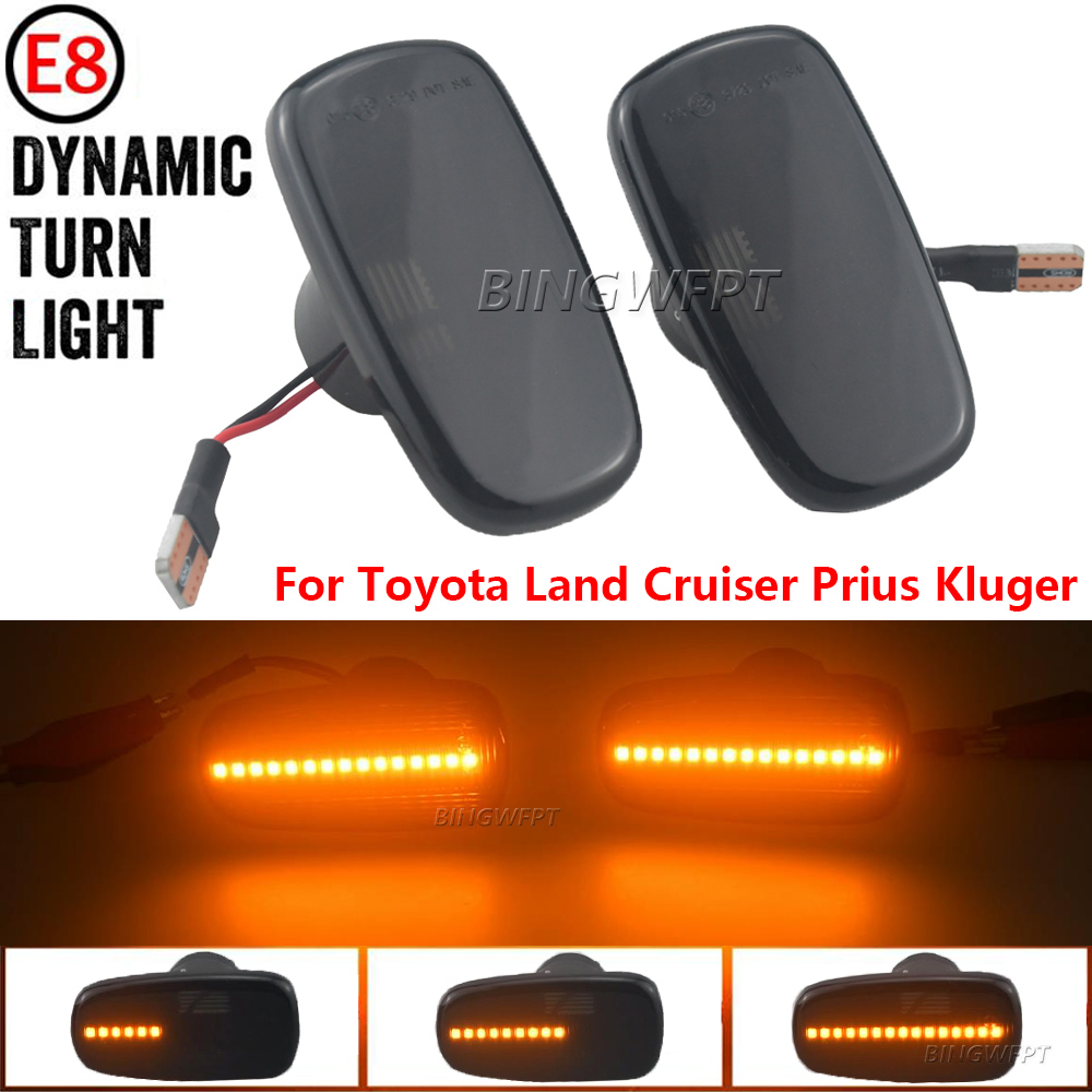 LED 사이드 마커 라이트 회전 신호 램프 Toyota Land Cruiser Prius Kluger Wish Altezza Crown Lexus IS200 / IS300 LS430