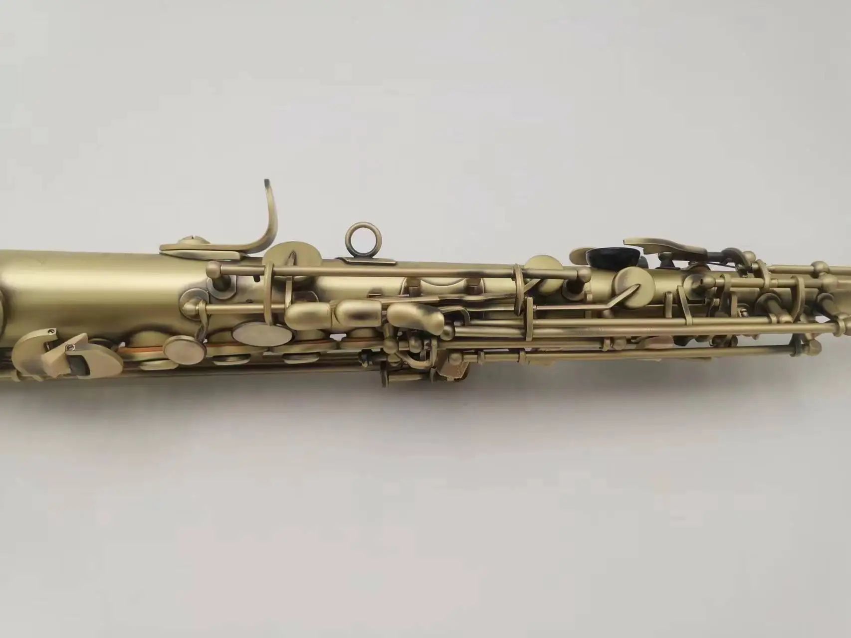 Popular saxofone soprano 875ex bb retro sax antigo instrumento musical de cobre alta qualidade com caso todos os acessórios