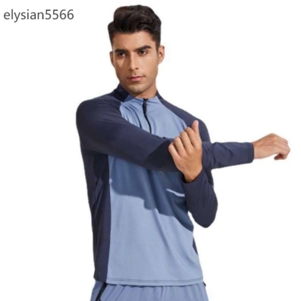 LU LU L yoga align designer Running Shirts Compression sports tights Fitness Gym Soccer Man Jersey Sportswear Quick Dry Sport t-Shirts Top Long sleeve