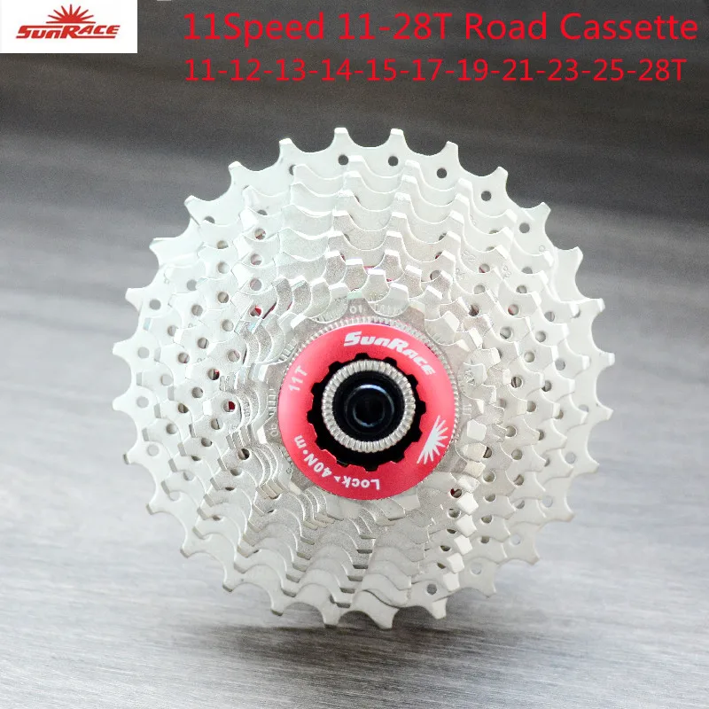 Sunrace CSRX1 11 vitesses Cassette de vélo de route roue libre 11-28T/11-32T/11-36T