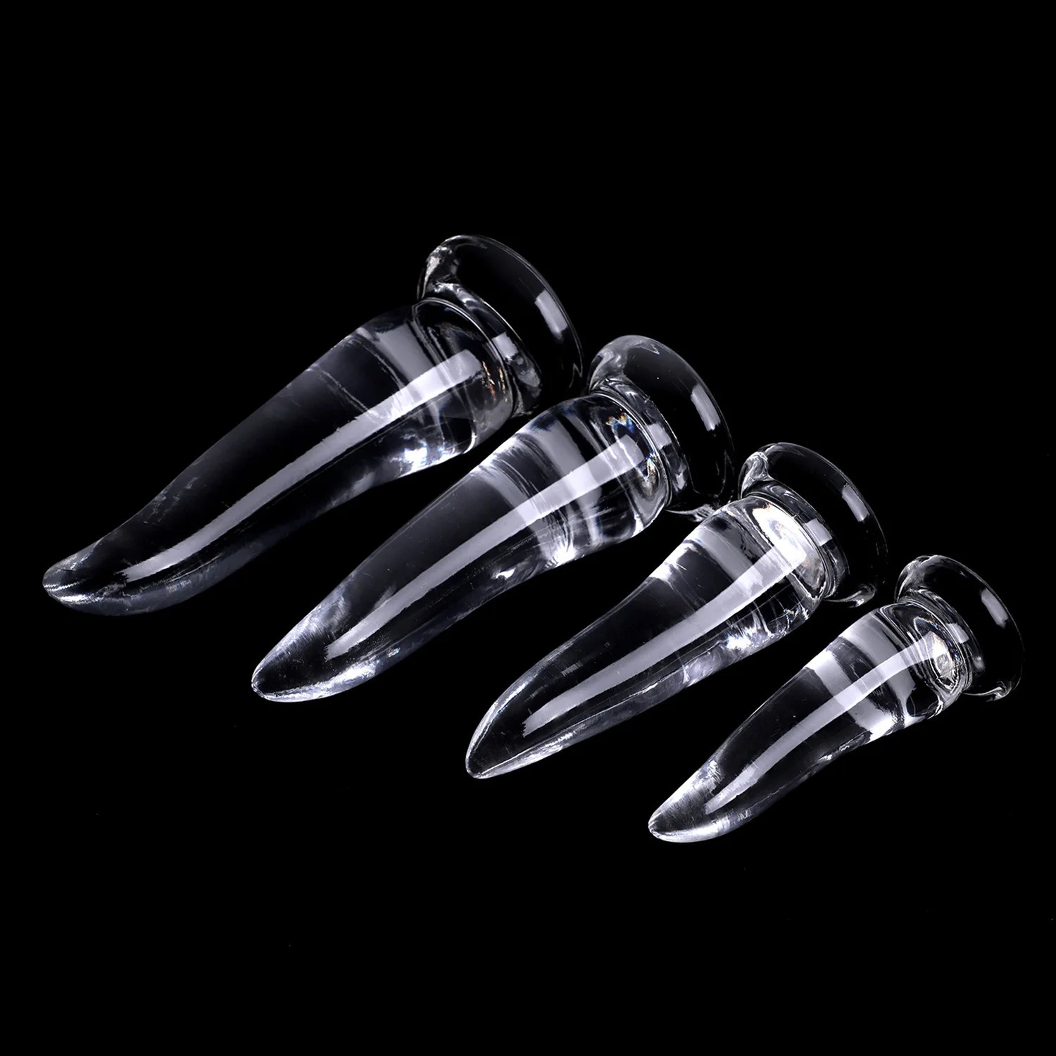 Vibrators Zwart Transparant Anale Plug Dildo voor Vrouw Prostaat Dilatator Massager Butt Zuignap Seksspeeltjes Mannen Homo Volwassenen Pull Kraal 231204