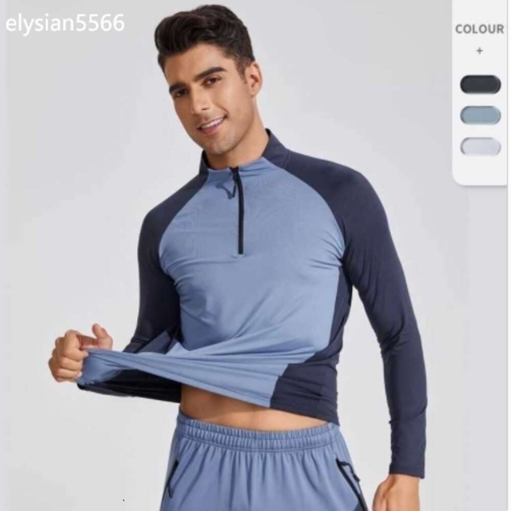 LU LU L yoga align designer Running Shirts Compression sports tights Fitness Gym Soccer Man Jersey Sportswear Quick Dry Sport t-Shirts Top Long sleeve