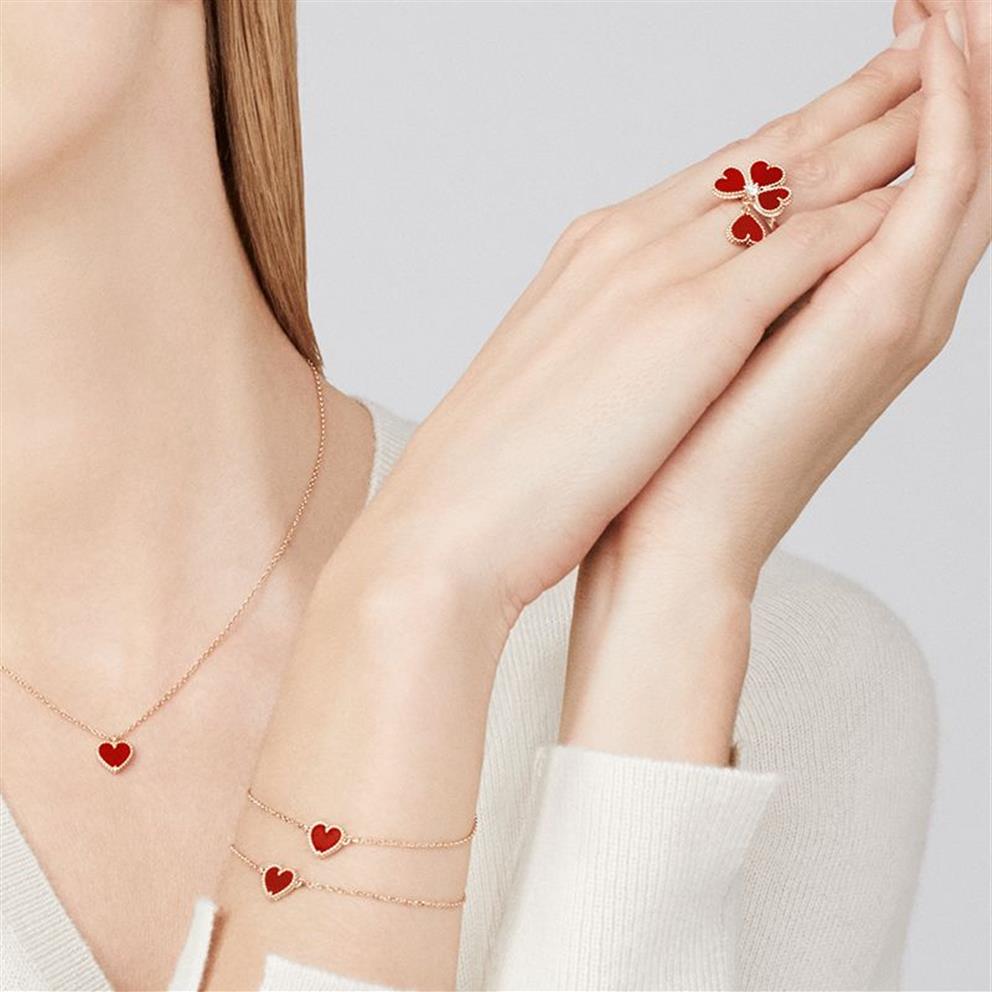 Lucky Clover hart armband merk letter-V cleef tennis ketting bedelarmbanden heren designer sieraden voor vrouwen feest Kerstmis Pres344f