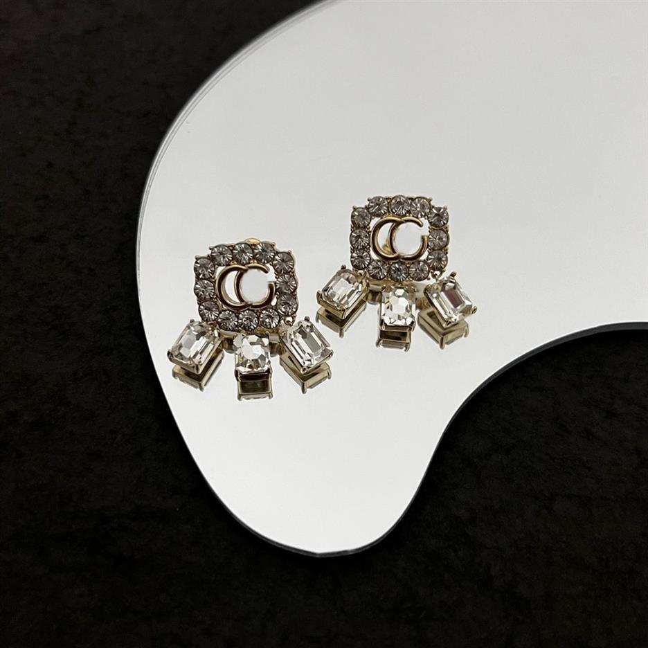 Middle style diamond stud advanced custom original brass material bronze workmanship details comparable263m