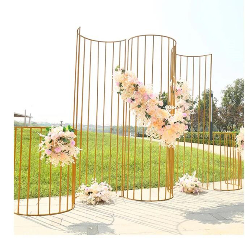 Arch Metalen Bloemenstandaard Frame Bruiloft Achtergrond Plank Frame Baby Party Display Stand Vierkante Boog Home Decor