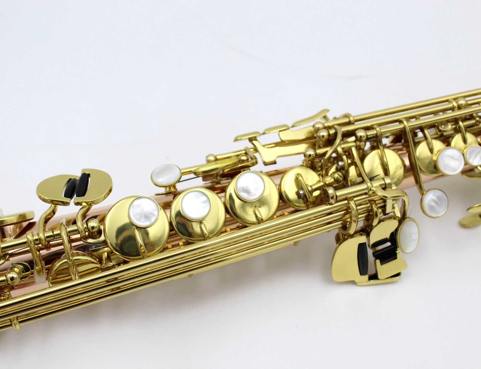 Wschodnia Muzyka Miedziana Cielu J Kurved Bell Soprano Saksophone Saxello w sprzedaży!
