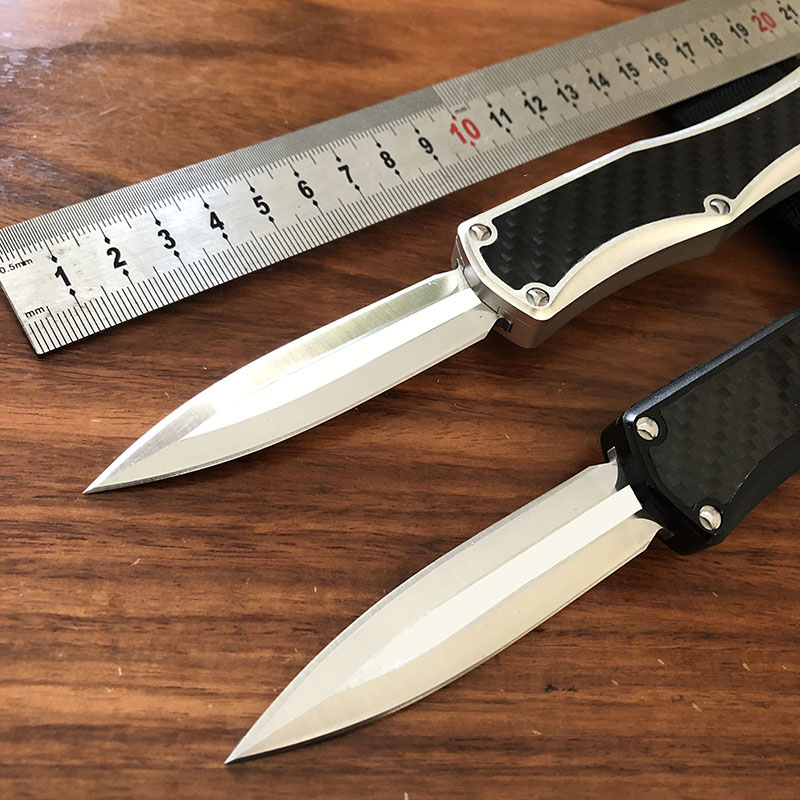 US Italian Style Goddess D2 Blade Angela Automatic Pocket Knife Outdoor Jungle Adventure Camping Self Defense Hunting UT85 UT88 3400 5370 9400 Auto Tactical Knives