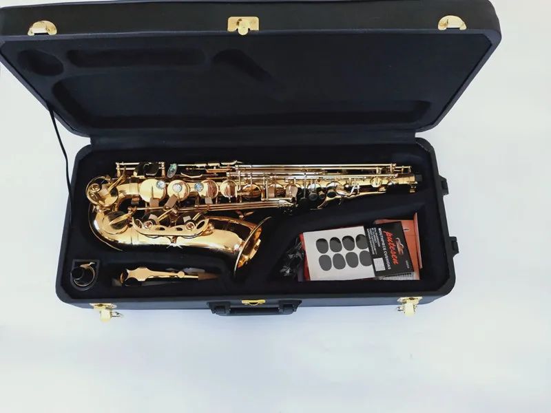 KALUOLIN nouveauté Saxophone Alto W01 Eb jouant un instrument de musique saxophone professionnel saxophone alto de haute qualité gratuit