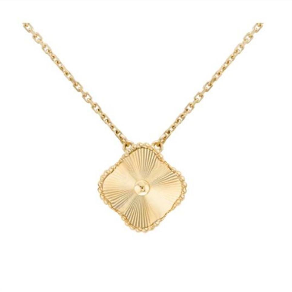 Four Leaf Clover Necklace Designer Jewelry Set Frivole Pendant Necklaces Bracelet Stud Earring Gold Silver Mother of Pearl Flower 192l